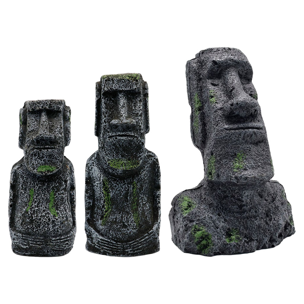 Aquarium Moai Statues Easter I - Aquarium Planting Ideas recension och pris
