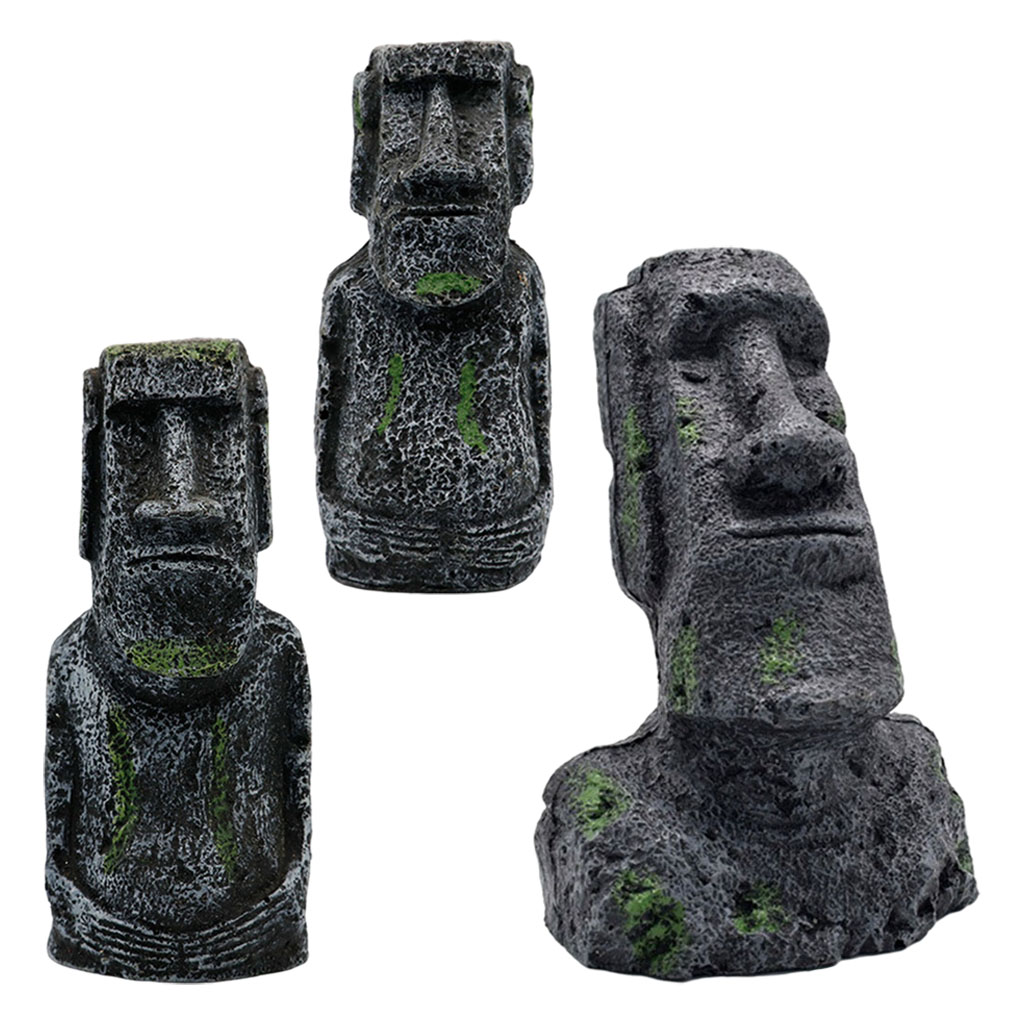 Aquarium Moai Statues Easter I - Aquarium Planting Ideas recension och pris