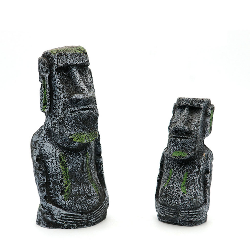 Aquarium Moai Statues Easter I - Aquarium Planting Ideas recension och pris