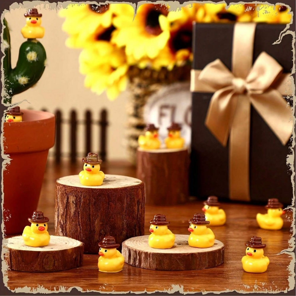 50Pcs Mini Resin Cowboy Ducks  - Aquarium Planting Ideas recension och pris
