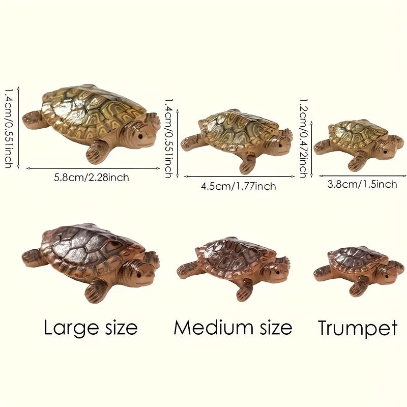 6 Mini Turtle Statues for Aqua - Aquarium Planting Ideas recension och pris
