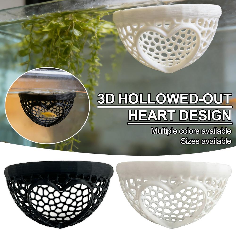 Heart-Shaped Aquarium Hideaway - Planted Aquarium Without Fish recension och pris