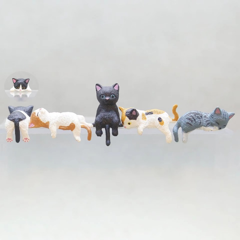 1Pc Cute Cartoon Cat PVC Home  - Aquarium Planting Ideas recension och pris