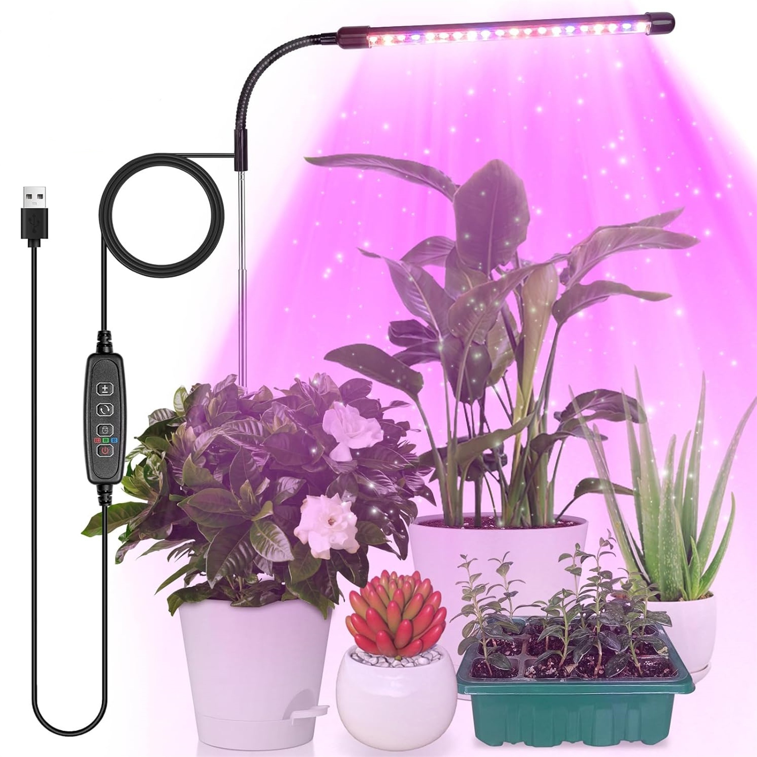 3Colors USB Grow Lamp Plant Fu - Led Planted Tank Light recension och pris