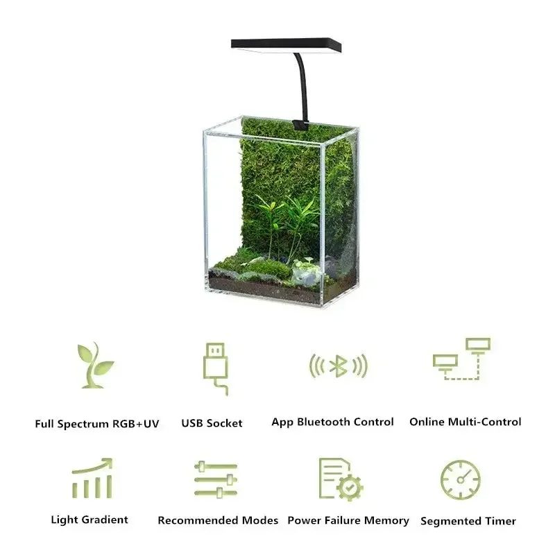 WEEK AQUA Mag Pro USB Nano Aqu - Led Planted Tank Light recension och pris