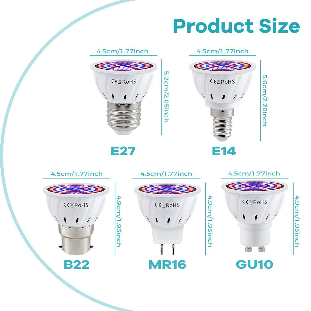 Grow Light E27 Full Spectrum L - Led Planted Tank Light recension och pris