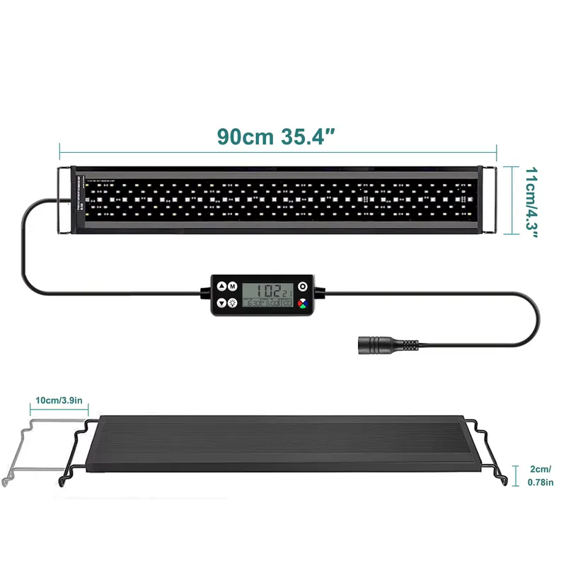 SIROKA SRK-YFT 90 cm Full Spec - Led Planted Tank Light recension och pris