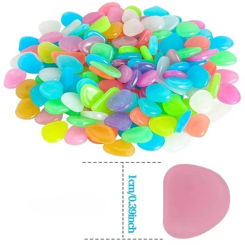 50-200pcs Glow in The Dark Peb - Aquarium Planting Ideas recension och pris