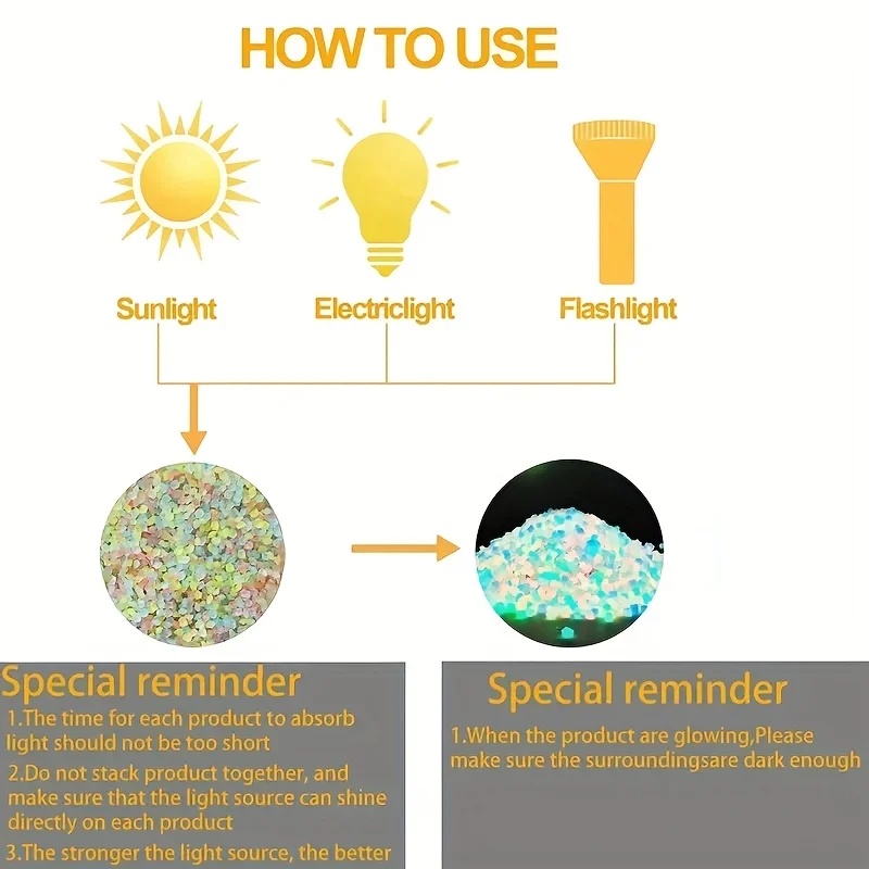 50-200pcs Glow in The Dark Peb - Aquarium Planting Ideas recension och pris