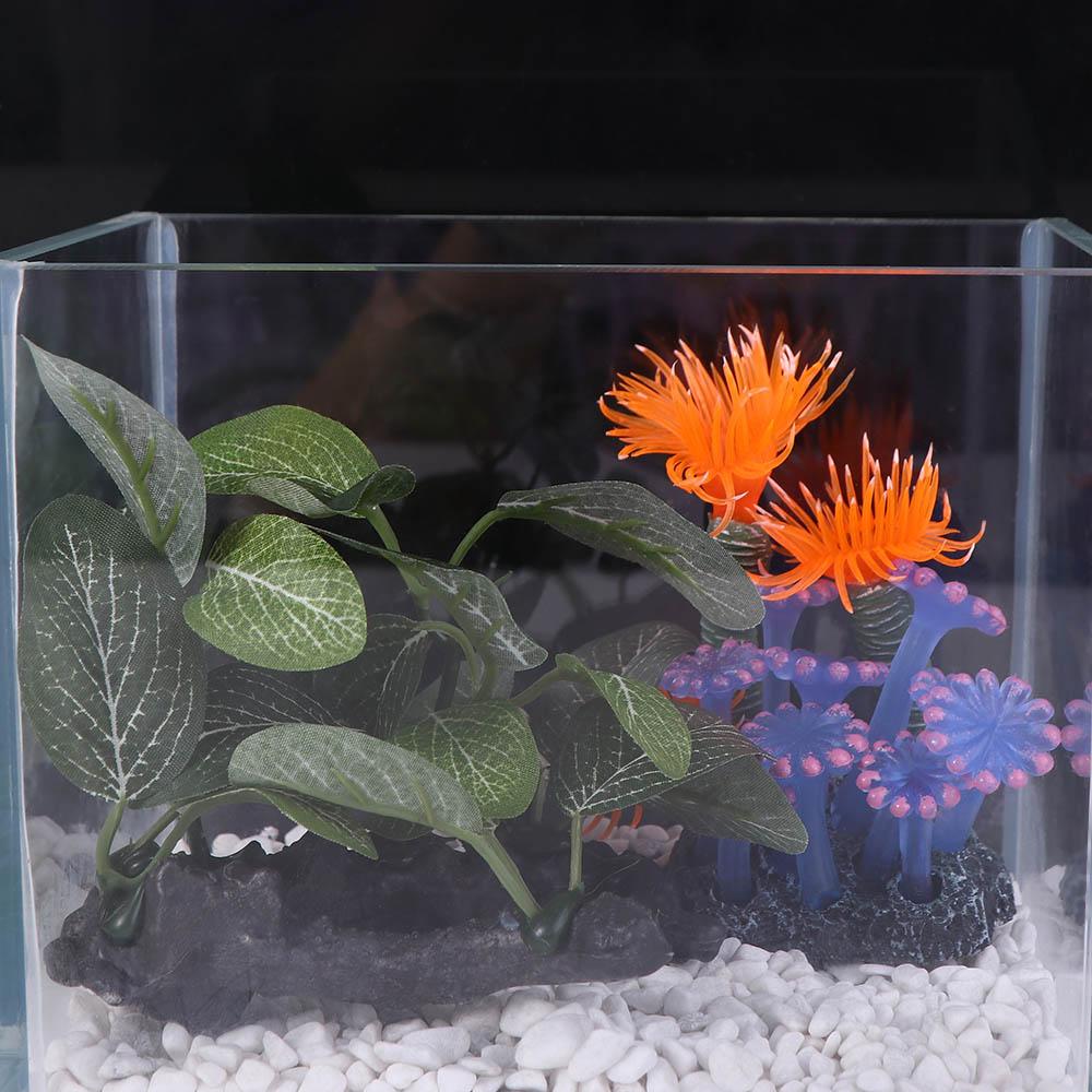 Silk Plastic Green for Fish Ta - Planted Aquarium Jar recension och pris