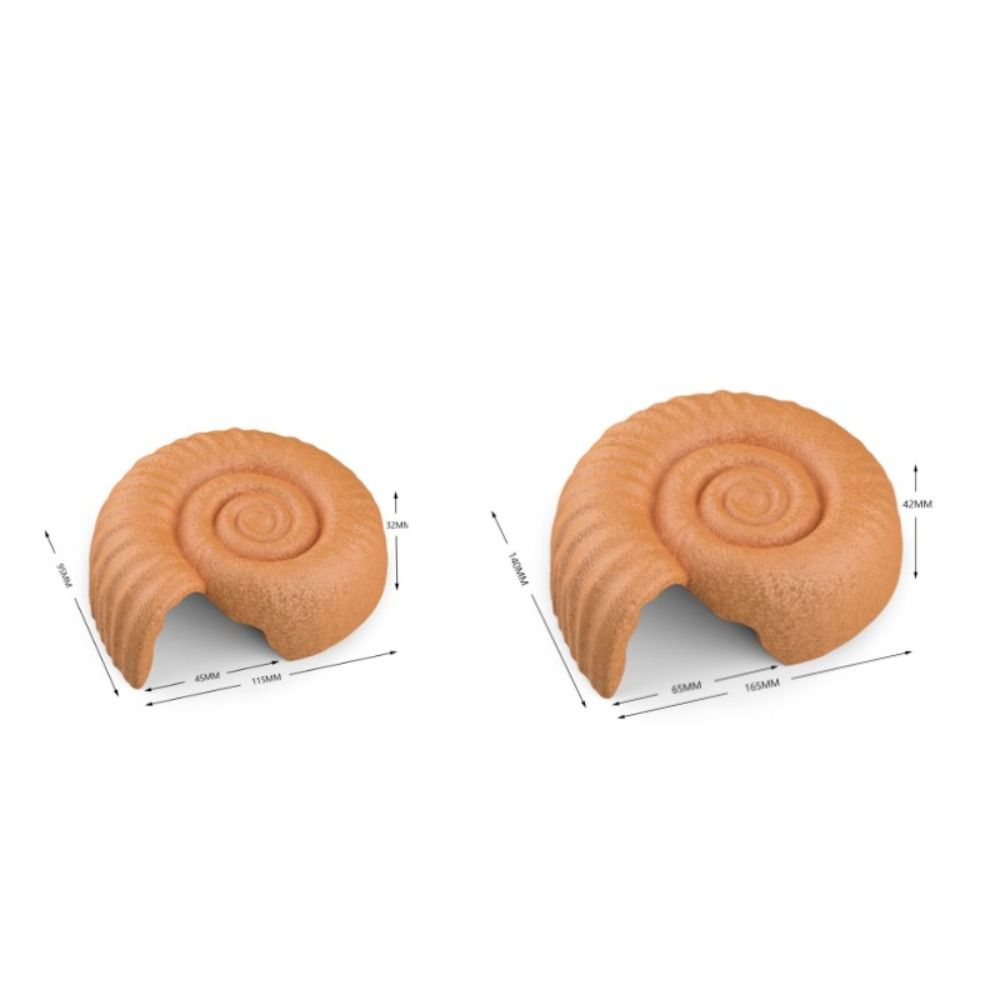Ammonite Shape Reptile Hidden  - Aquarium Planting Ideas recension och pris