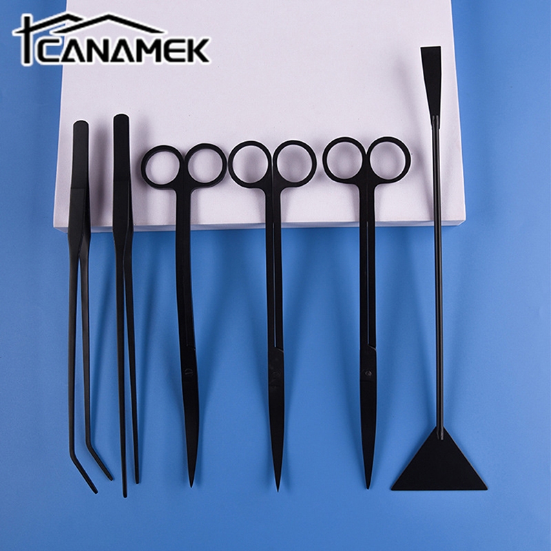 4/5/6PCS Stainless Steel Aquar - Planted Aquarium Maintenance Kit recension och pris